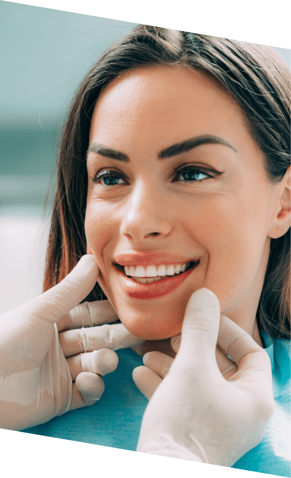 Woman smiling after cosmetic dentistry in Castle Rock